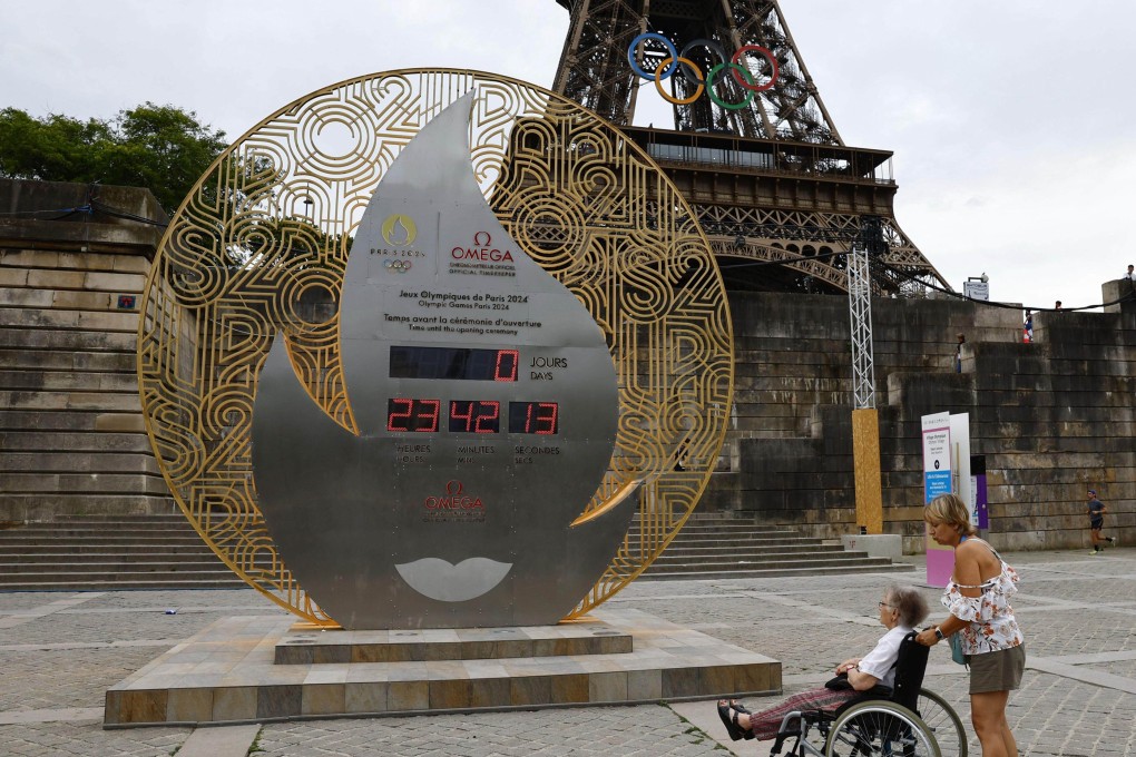 Paris is ready to welcome the world as the opening ceremony for the 2024 Summer Olympic Games gets under way. Photo: Kyodo