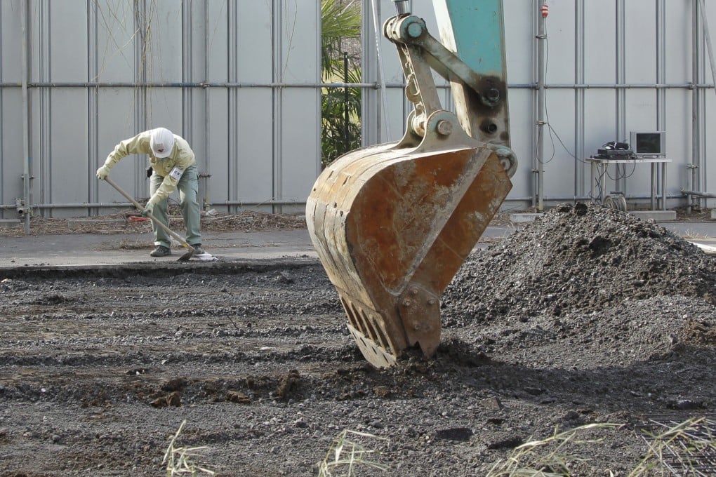 A dig in 2011 at the site of a former medical school in Tokyo linked to Unit 731. File photo: AP