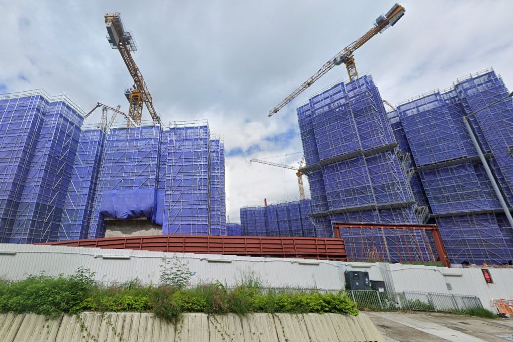 The construction site of 496 So Kwun Wat road in Tuen Mun, jointly developed by Sun Hung Kai Properties (SHKP) and Hanison Construction Holdings. Photo: Google Map