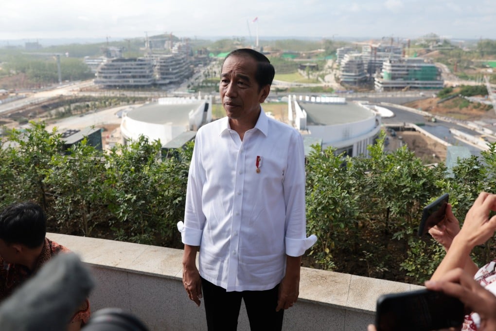 Indonesian President Joko Widodo in the new capital city of Nusantara. Photo: EPA-EFE