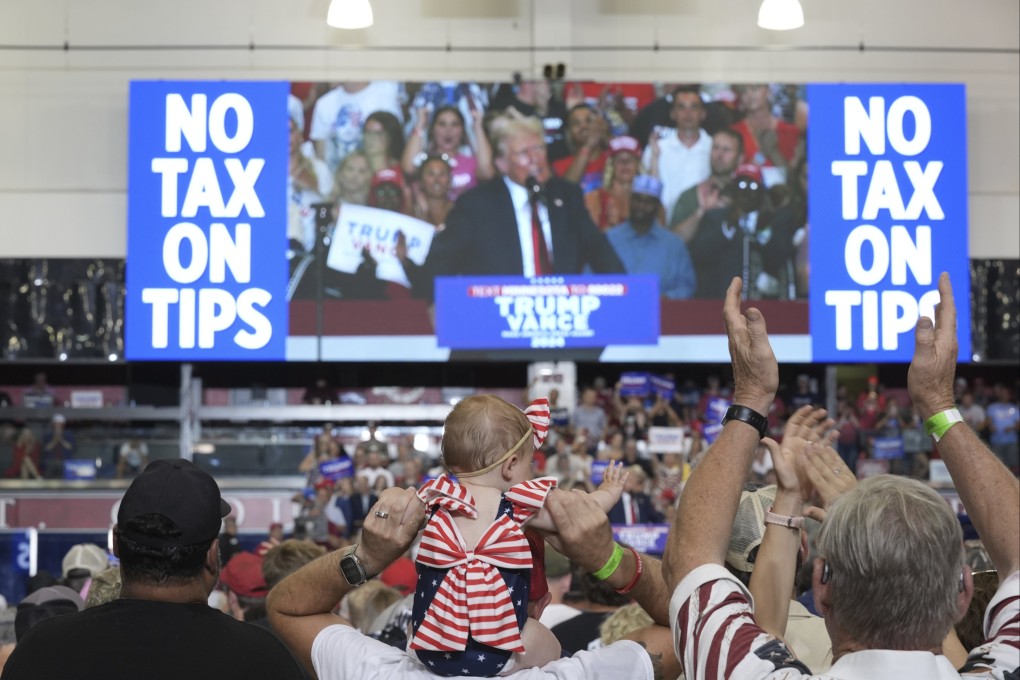 Republican presidential candidate former President Donald Trump spoke at a campaign rally on July 27, 2024 in St. Cloud, Minn. Photo: AP