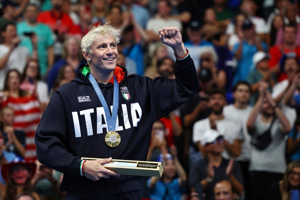 Nicolo Martinenghi winning time in the men’s 100m breaststroke at the Paris Olympics would have been enough for eighth in Tokyo. Photo: Reuters