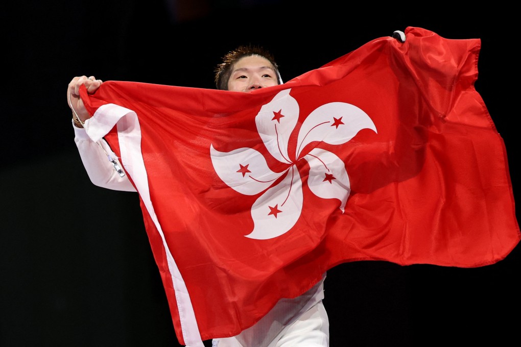 Cheung Ka-long’s ‘Hong Kong spirit’ praised by social media users in mainland China after gold medal success at Paris Olympic Games. Photo: Reuters