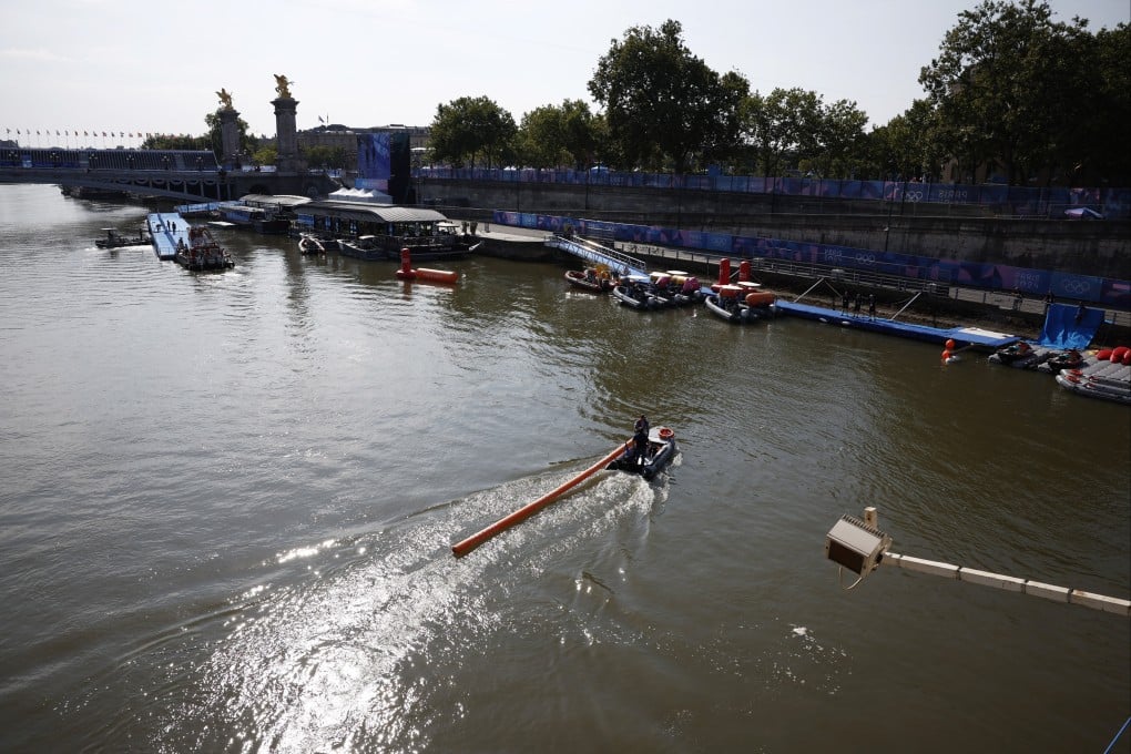 Concerns over pollution in the River Seine have led to the postponement of the men’s triathlon, scheduled for Tuesday. Photo: Reuters