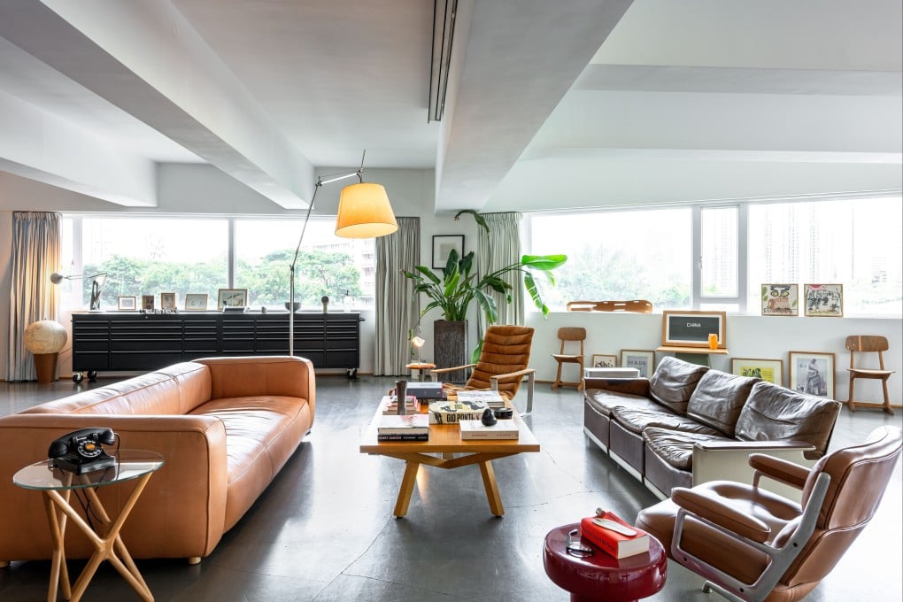 Interior architect Sean Dix’s showroom in Wong Chuk Hang, Hong Kong. Photo: Eugene Chan. Styling: Flavia Markovits