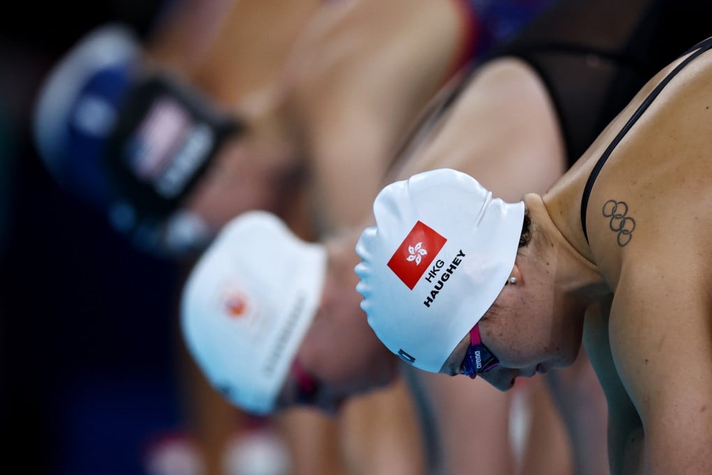 Swimmer Siobhan Haughey at the Paris Games. Putting more resources into the city’s lower tier
of support for athletes could help them move into the higher ranks, Sports Institute vice-chairman Vincent Cheng has said. Photo: Reuters