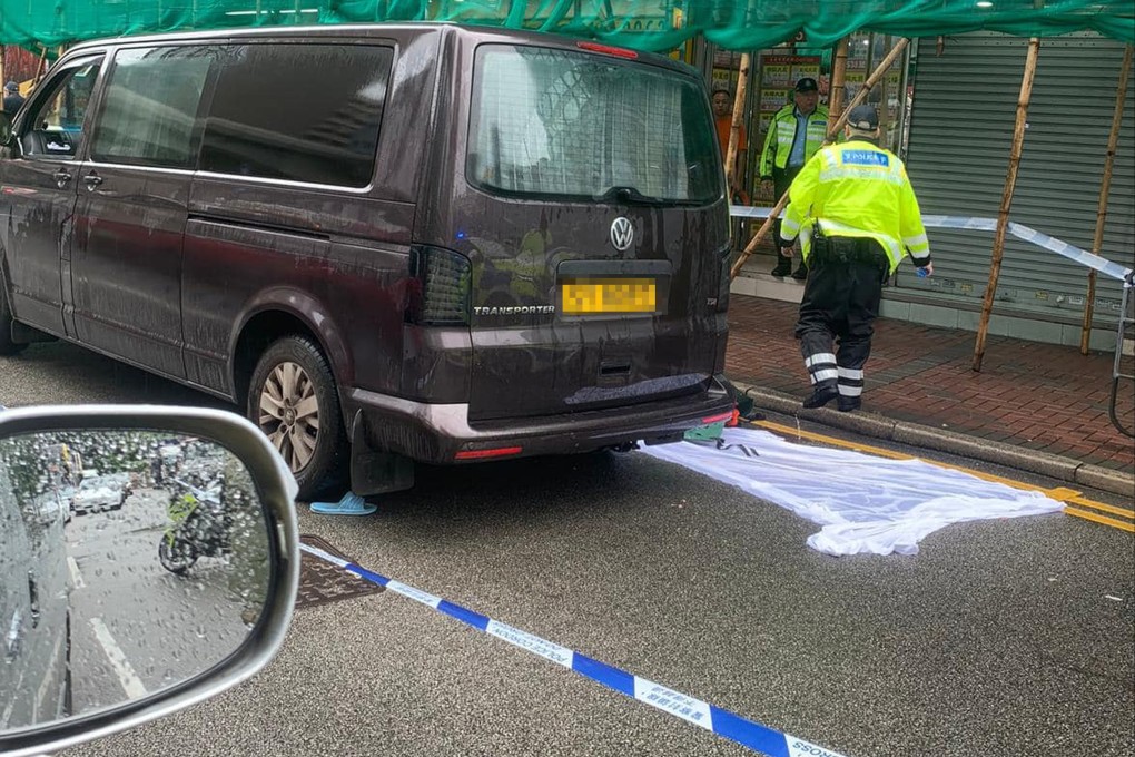 Police have said the victim was pronounced dead at the scene after she was freed from underneath the van by emergency responders. Photo: Facebook/Bosco Chu