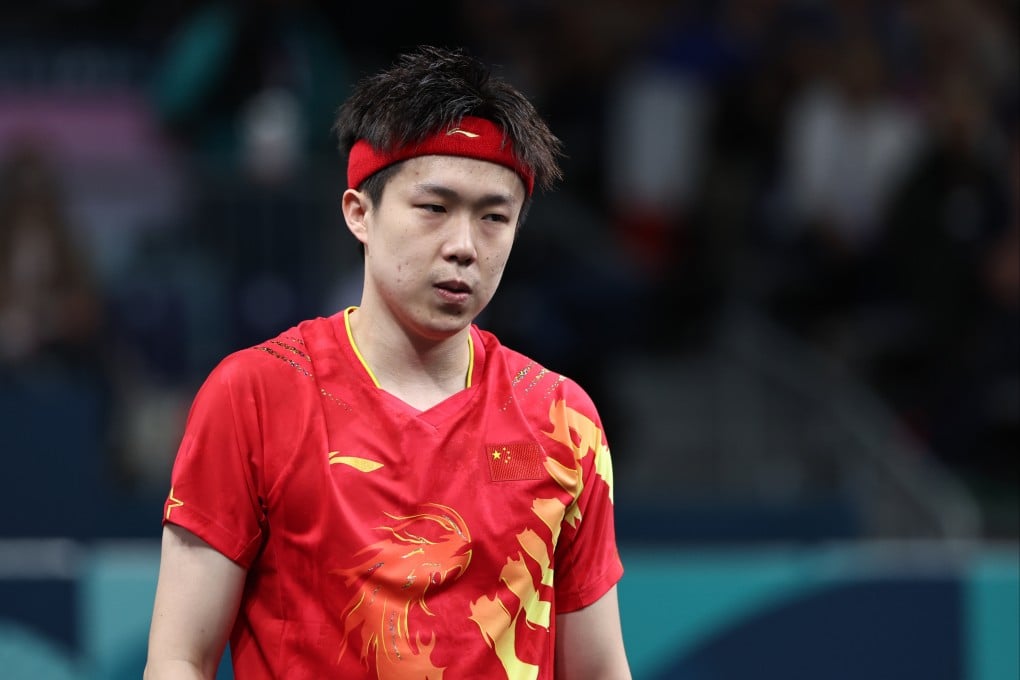 Wang Chuqin has been knocked out in the round of 32 in the men’s singles. Photo: Xinhua