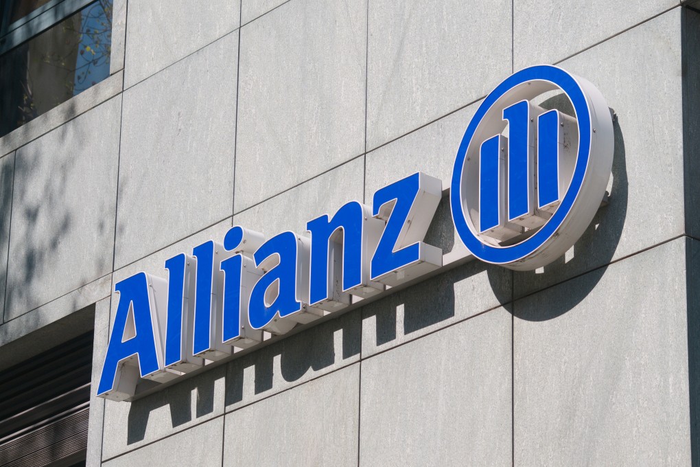 Allianz company sign hanging on a building in Lugano. Photo: Shutterstock