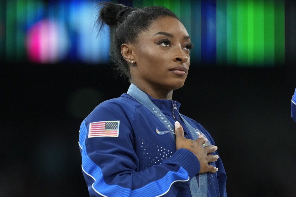 Simone Biles become the most decorated gymnast  in Olympics history with her most-recent gold medal win. Photo: AP