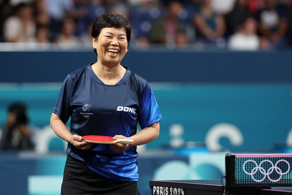 The fun attitude of 61-year-old Ni Xialian has endeared herself to audiences in Paris and online at the Olympics. Photo: Xinhua