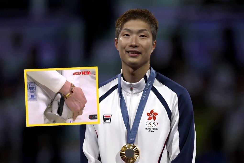 Cheung Ka-long’s bling around his neck is accompanied by that on his wrist. Photo: SCMP