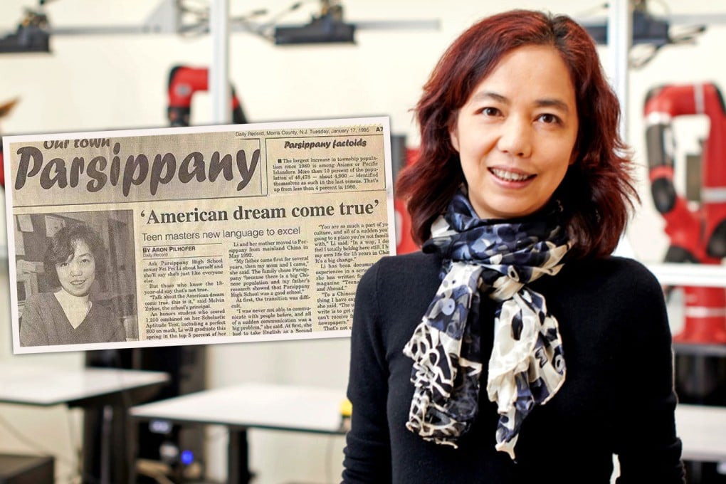 The Post profiles Fei-Fei Li, the Chinese-American computer scientist who has become known as the “Godmother of AI”. Photo: SCMP composite/Huxiu/Sohu