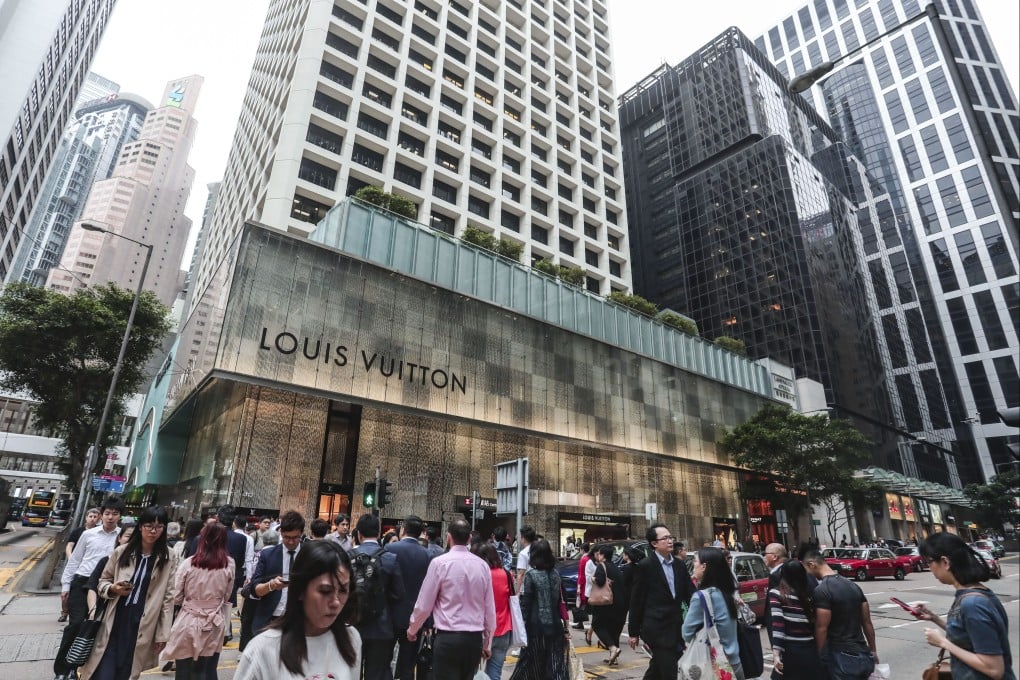 A view of Hongkong Land’s Landmark in Central. Photo: Jonathan Wong