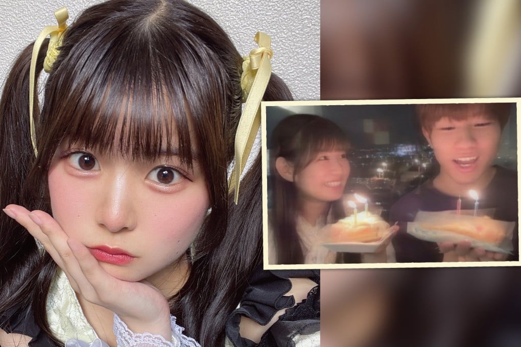 A pop idol in Japan has been forced to post “solo” pictures on the internet every night before she goes to bed to prove to her fans that she is single. Photo: SCMP composite/X.com