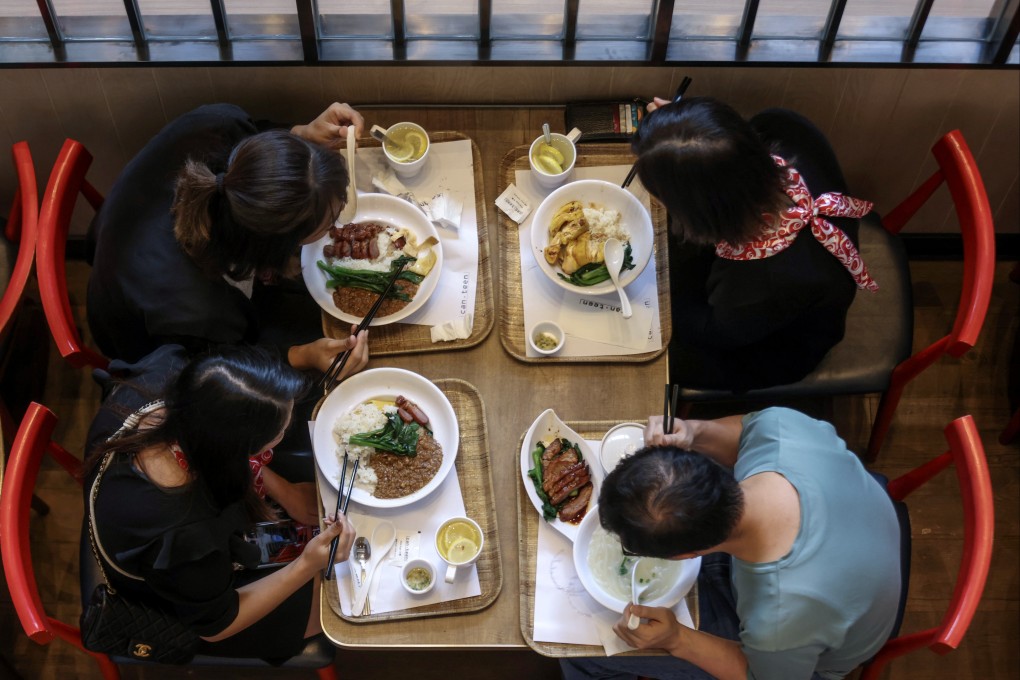 Hong Kong restaurant receipts have dropped for the third month in a row as visitors and residents lack of appetite for dining out continues. Photo: Jonathan Wong