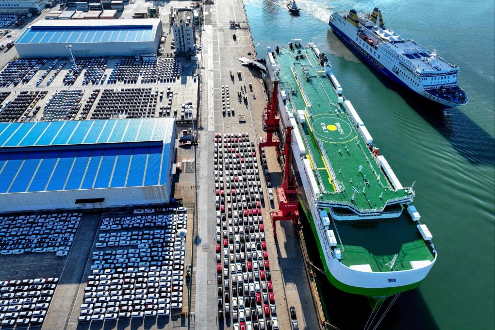 China’s exports rose by 8.6 per cent from a year earlier in June. Photo: AFP