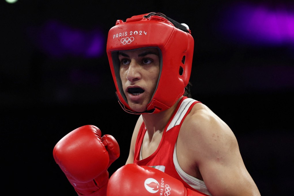 Imane Khelif has been dogged with false accusations of being trans after her victory over Italy’s Angel Carini. Photo: Reuters