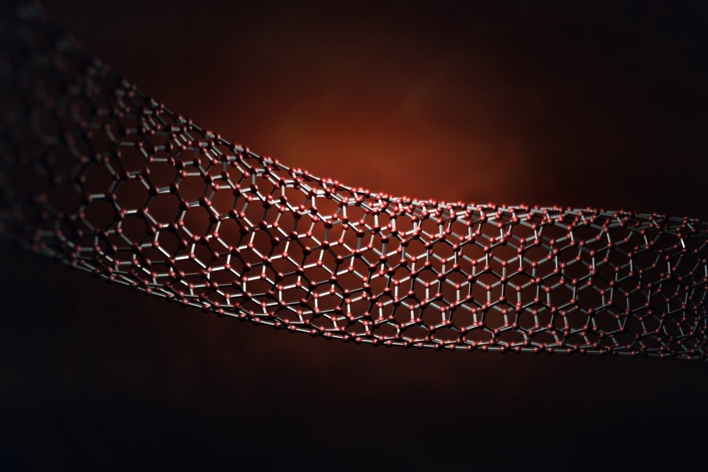 Nanotubes are tiny cylindrical molecules made up of carbon atoms linked together in a hexagonal shape. Photo: Shutterstock