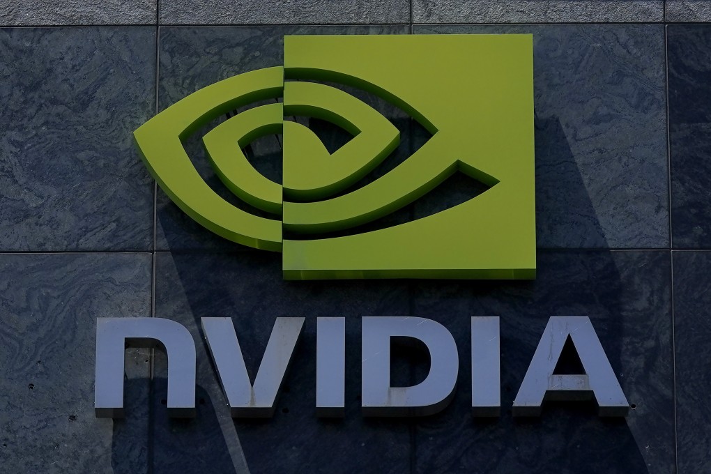 a close up of a sign on a building with a logo on it