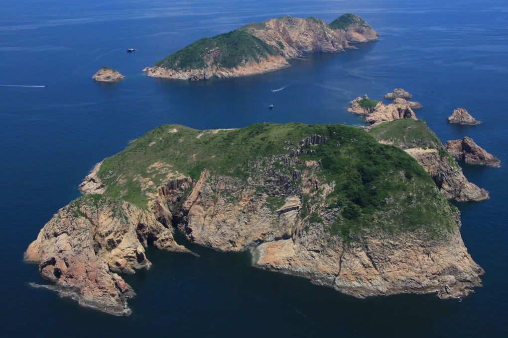 The Ninepin Group in eastern Hong Kong waters comprises two larger islands and 27 smaller ones. Photo: AFCD