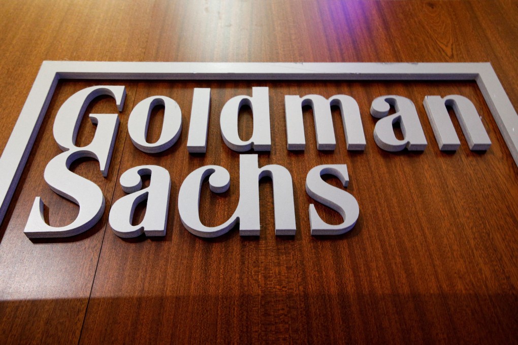The Goldman Sachs company logo is on the floor of the New York Stock Exchange (NYSE) in New York City, U.S., July 13, 2021. Photo: Reuters