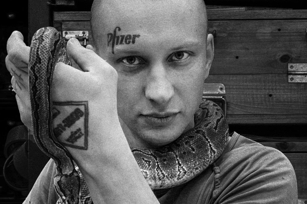 Russian artist Petr Davydtchenko, whose performance work has seen him eat a live animal and roadkill, is collaborating with chefs from Hong Kong’s Shia Wong Hip snake restaurant during his residency at The Catalyst gallery in Sheung Wan. Photo: Petr Davydtchenko