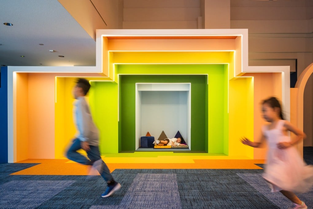 At Keppel Centre for Art Education in Singapore’s National Gallery, WY-TO designed furniture that is rounded, with different heights to accommodate children of different ages and abilities. Photo: courtesy WY-TO