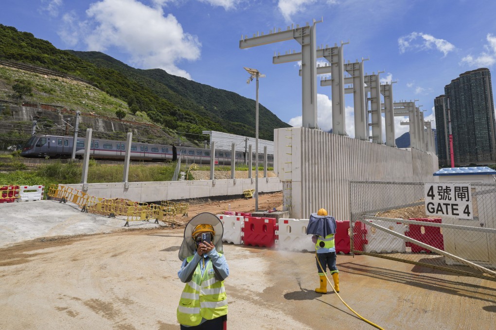 Construction works to extend the Tung Chung line started in May of last year and are scheduled to be finish in 2029. Photo: Elson Li