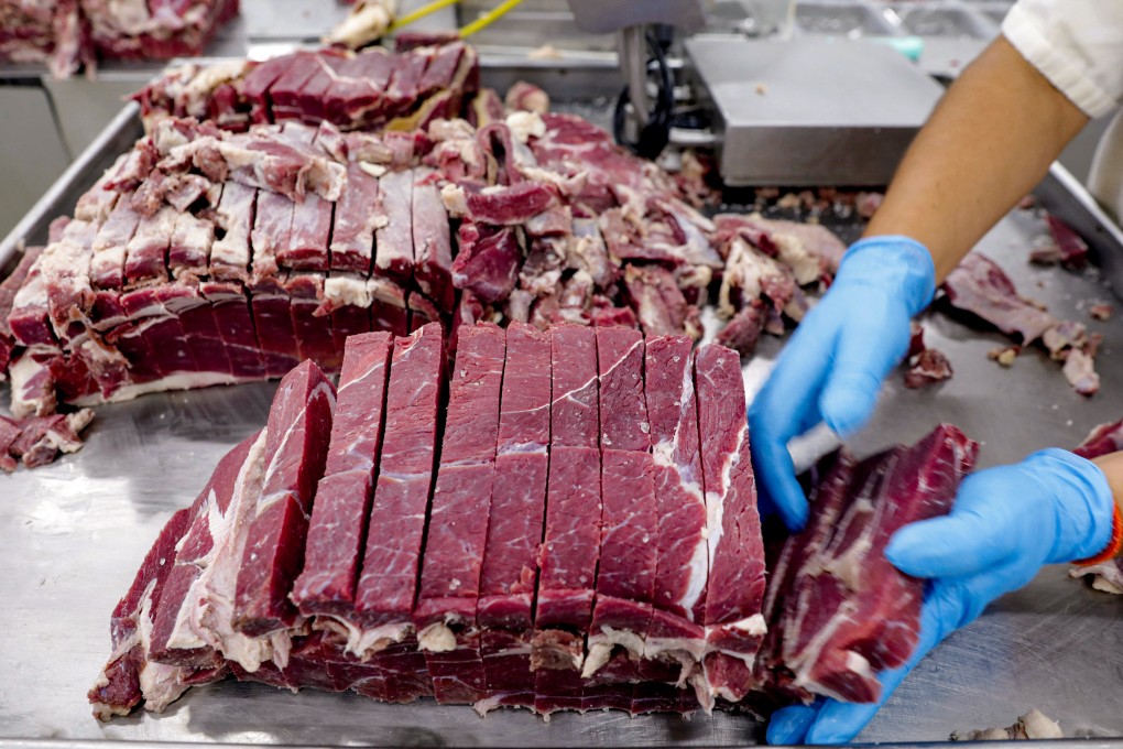 A Boston University Global Development Policy Centre says beef imports from the Latin America-Caribbean region to China have doubled in volume in the past five years. Photo: Reuters