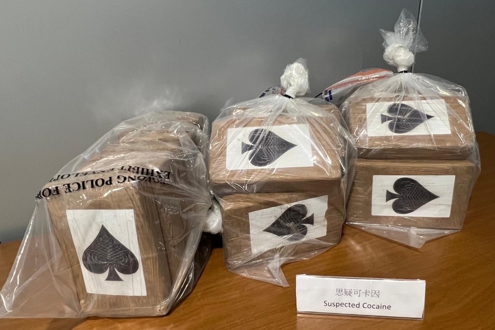Police have seized HK$22 million worth of suspected cocaine hidden in the boot of a car in the New Territories. Photo: Handout