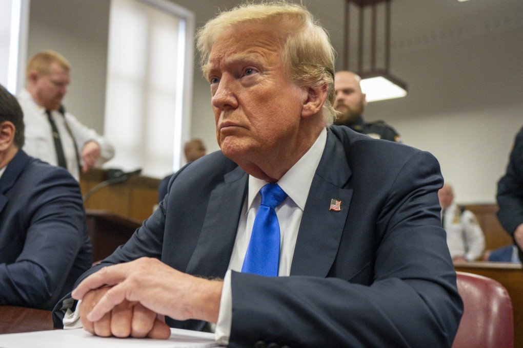Former President Donald Trump appears at Manhattan criminal court during jury deliberations in his criminal hush money trial in New York, on May 30. Photo: Pool/AP