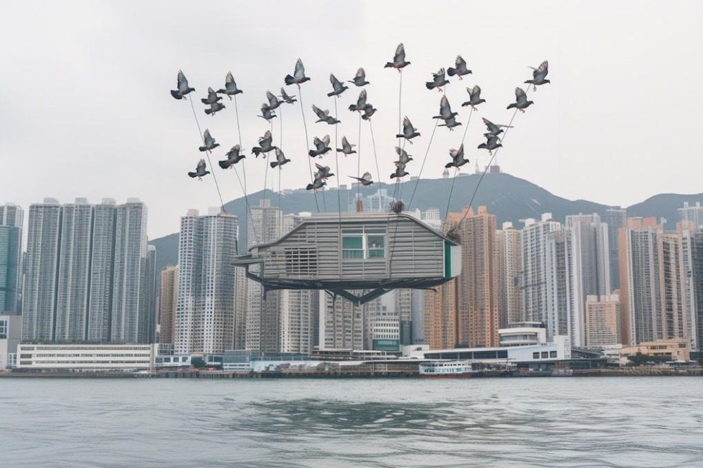 What does our mighty AI think about house moving? Bernard Cohen gives us a look in his latest column. Photo: Bernard Cohen via Midjourney