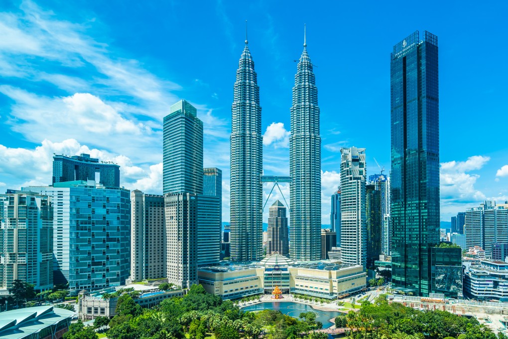 Skyscrapers, including the Petronas Twin Towers, in Kuala Lumpur, Malaysia. Photo: Shutterstock