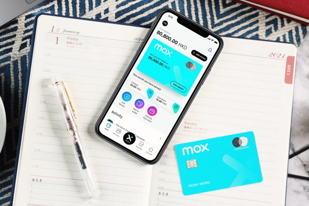 Hong Kong-based virtual bank Mox is expanding with its first crypto-related service offering ETFs. Photo: Handout