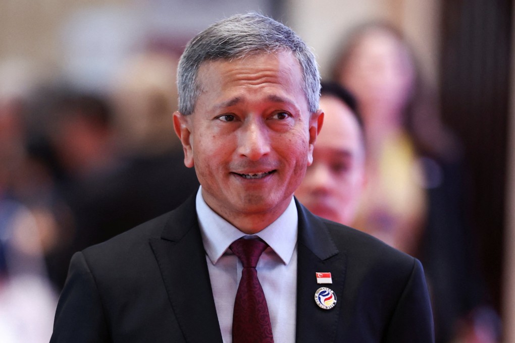 Singapore’s Foreign Minister Vivian Balakrishnan said his country will help where it can, and uphold the principles of international law on all sides. Photo: Reuters