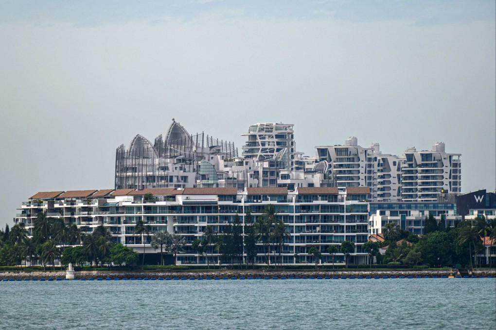 Sentosa Cove private residential housing on Sentosa Island in Singapore in 2023. Photo: AFP