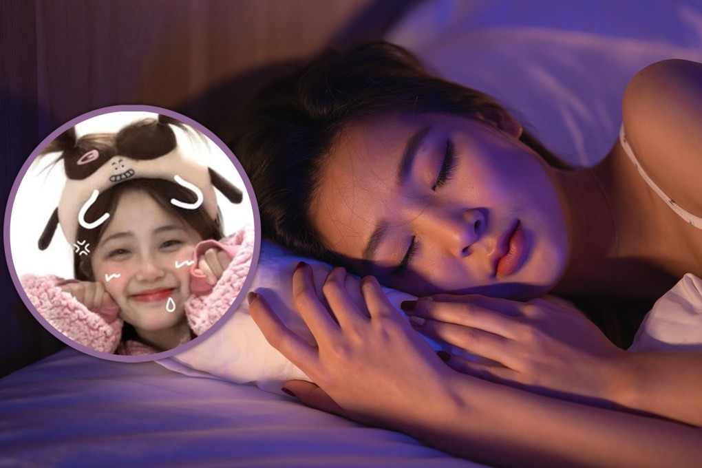 Young people in China who are struggling to nod off at night are turning to so-called professional sleepmakers for help. Photo: SCMP composite/Shutterstock/Douyin