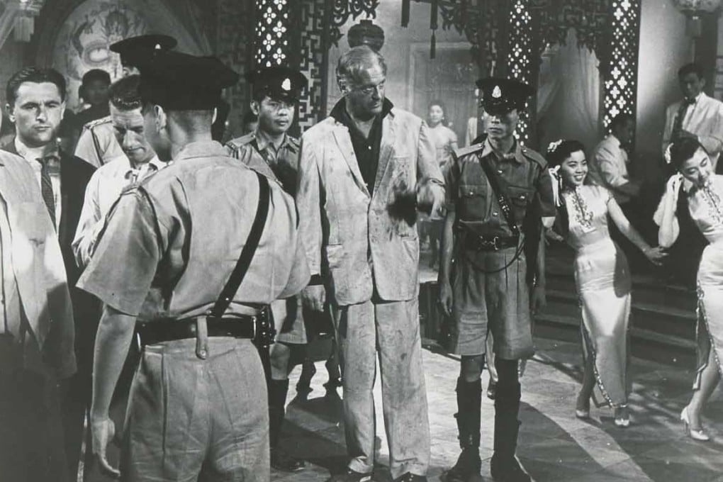 Curt Jürgens (centre) in a still from Ferry to Hong Kong (1959). The movie, described by one commentator as part Casablanca, part The World of Suzie Wong, co-starred Orson Welles, who caused many issues for James Bond director Lewis Gilbert.