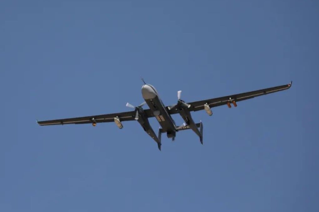 The TB-A drone can carry as many as 24 silver iodide rods and 200 smoke grenades – two types of rain-inducing agents. Photo: China Meteorological Administration