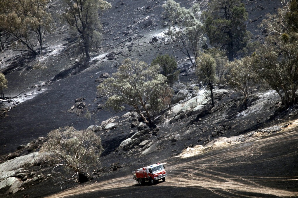 Grassfires produce more carbon emissions than other wildfires, the study found. Photo: EPA