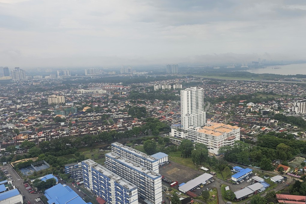 The view from Singaporean Stephanie Koh’s 40th floor unit at The Astaka, Johor Bahru, Malaysia. Photo: Stephanie Koh