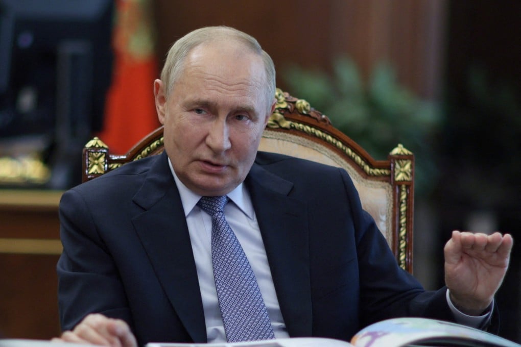 Russian President Vladimir said that Ukraine was carrying out a “large-scale provocation” in the border region of Kursk, where the Russian army was battling Ukrainian fighters. Photo: Sputnik/Pool via Reuters