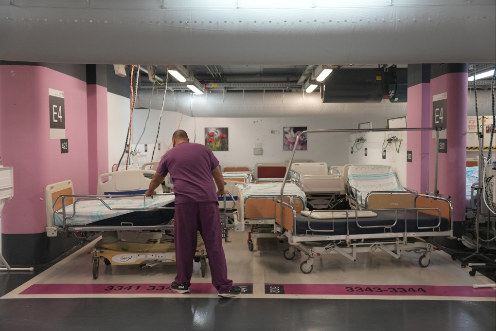Rambam Hospital in Haifa, Israel has readied its three-floor, fortified underground facility to treat patients. Photo: AFP