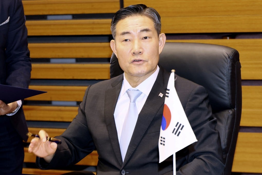 South Korean Defence Minister Shin Won-sik. Photo: AP