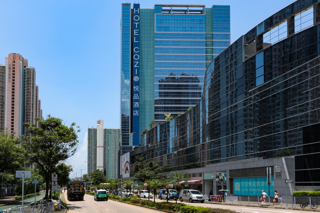 The hotel in Tin Shui Wai to be transformed into low-cost housing for young people as part of a government scheme. Photo: Xiaomei Chen