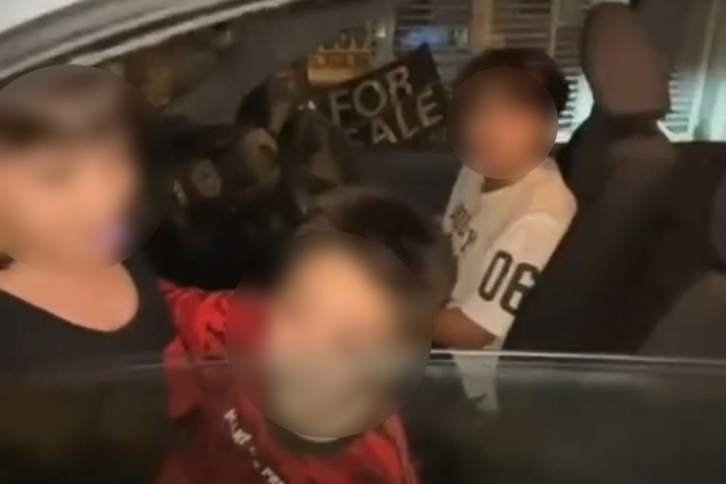 An underage boy was caught on video driving a car with his two younger siblings in Malaysia. Photo: Facebook/JY Properties