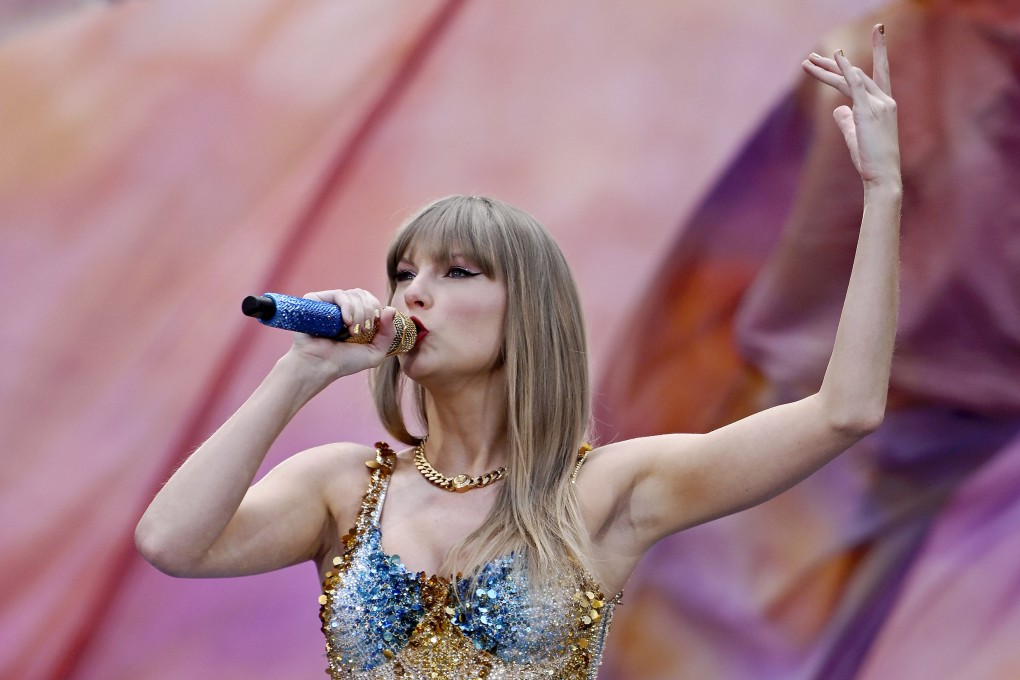 Taylor Swift performs at Wembley Stadium in London in June. Photo: TNS