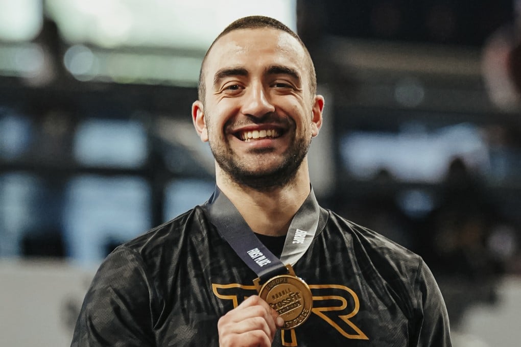 Lazar Dukic of Serbia, 28, died while competing in a CrossFit Games swimming event on Thursday at a lake in Texas. Photo: AP