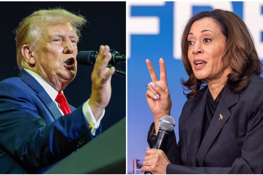 Republican US presidential candidate Donald Trump says he wants debates with Democratic rival Kamala Harris on September 4 and September 25 in addition to the ABC event on September 10. Photos: The Philadelphia Inquirer via TNS